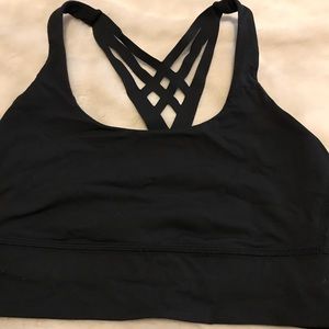 Lululemon Black Sports Bra Size 8